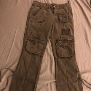 Desigual Cargo Pants European Fashion Designer Y2k